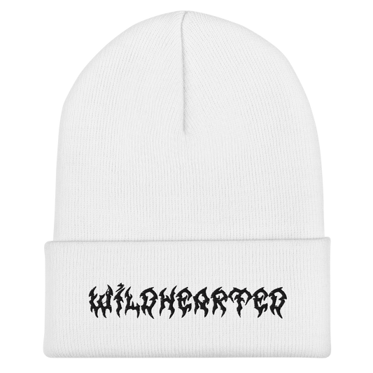 WILDHEARTED WHITE BEANIE