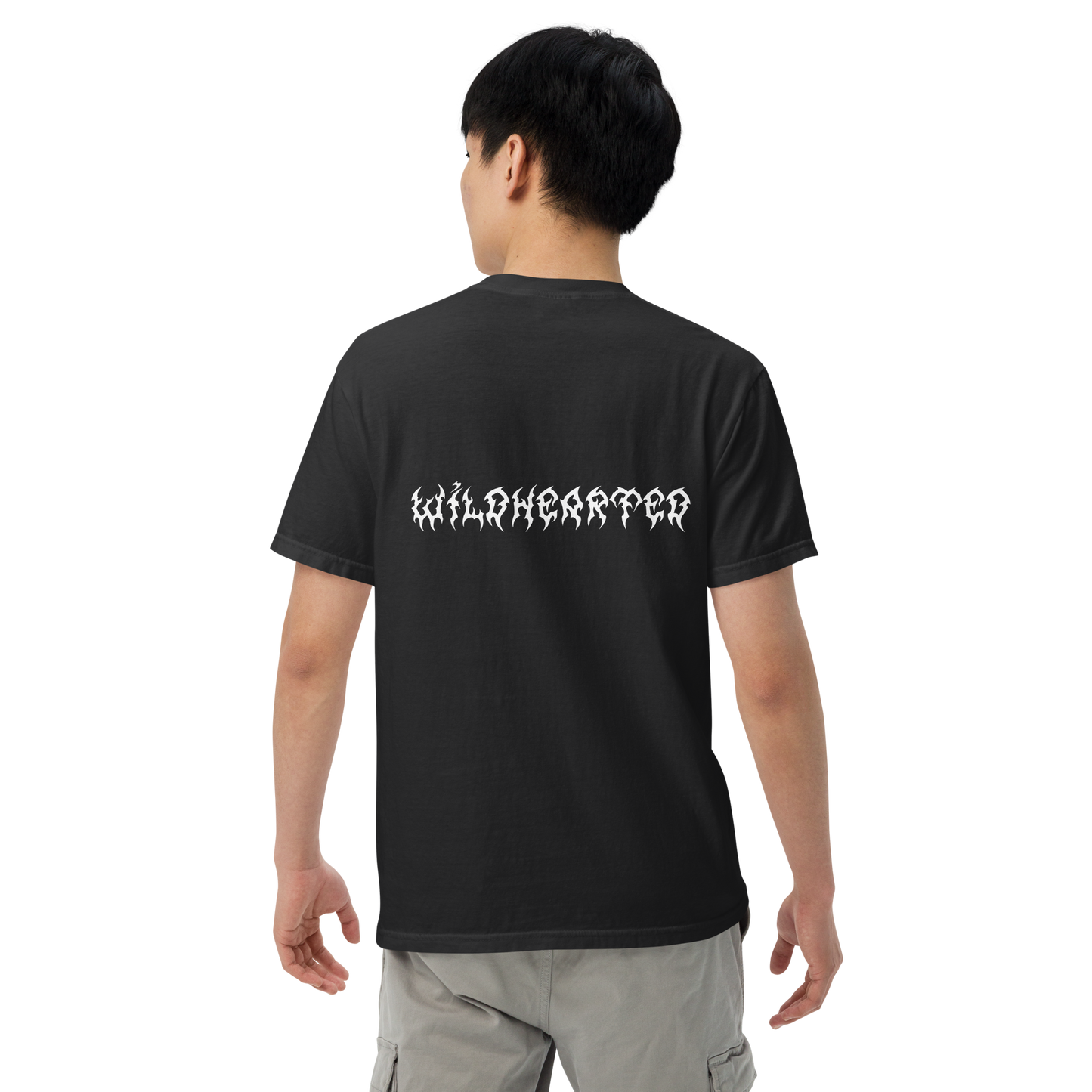 WILDHEARTED BLACK BASIC TEE