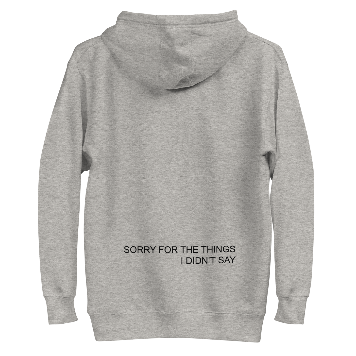 SORRY FOR THE THINGS I DIDN'T SAY HOODIE